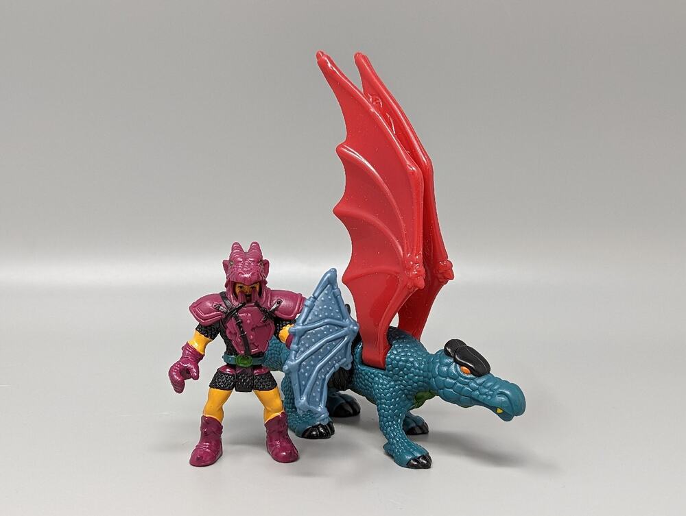 Fisher Price Imaginext Ivan the Dragonsmith Action Figure & Dragon 90% Complete